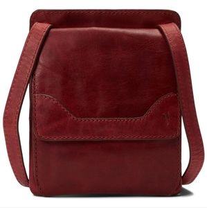 Frye Melissa Sling Crossbody in Burgundy